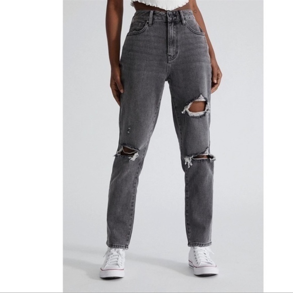 Pacsun Faded Distressed Jeans Black Size 24